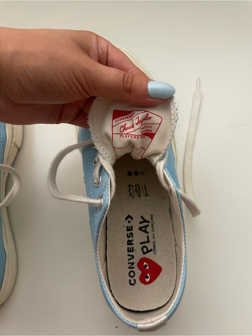 Commes Des Garçon Converse Light Blue Low Top - Picture 5 of 6